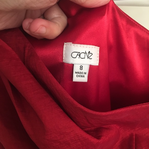 Caché Beautiful Red dress - Picture 5 of 5